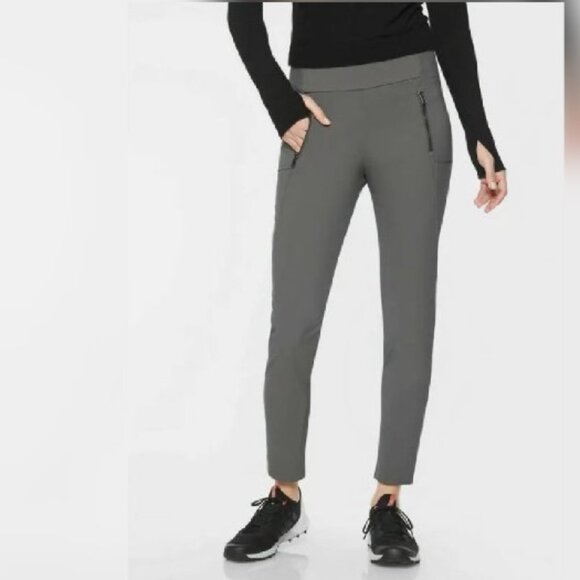 ATHLETA Headlands Hybrid Tight Size 2 Gray - Picture 2 of 11
